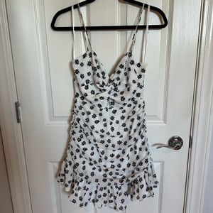 White Floral Dress